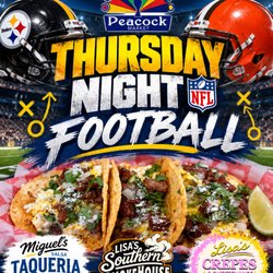 Miguel’s Salsa - Thursday night football at Miguel's!