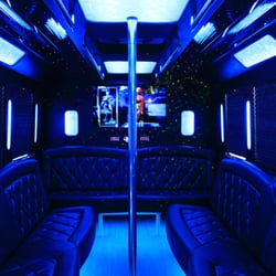 Express Coach Limousine Service - Party bus interior