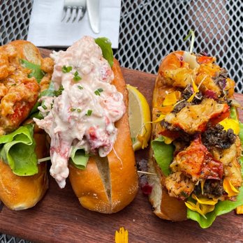 Lobster Burger Bar - Lobster trio - Bars Near Me - Toronto, Ontario Lobster Burger Bar - Lobster trio - Bars Near Me - Toronto, Ontario