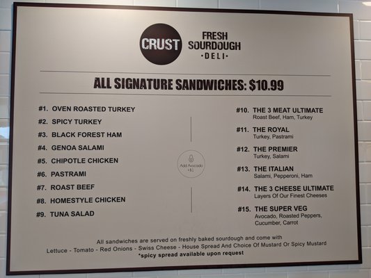Menu photo 6 CRUST - Fresh Sourdough Deli San Jose, CA