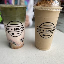 Strawberry Matcha Latte