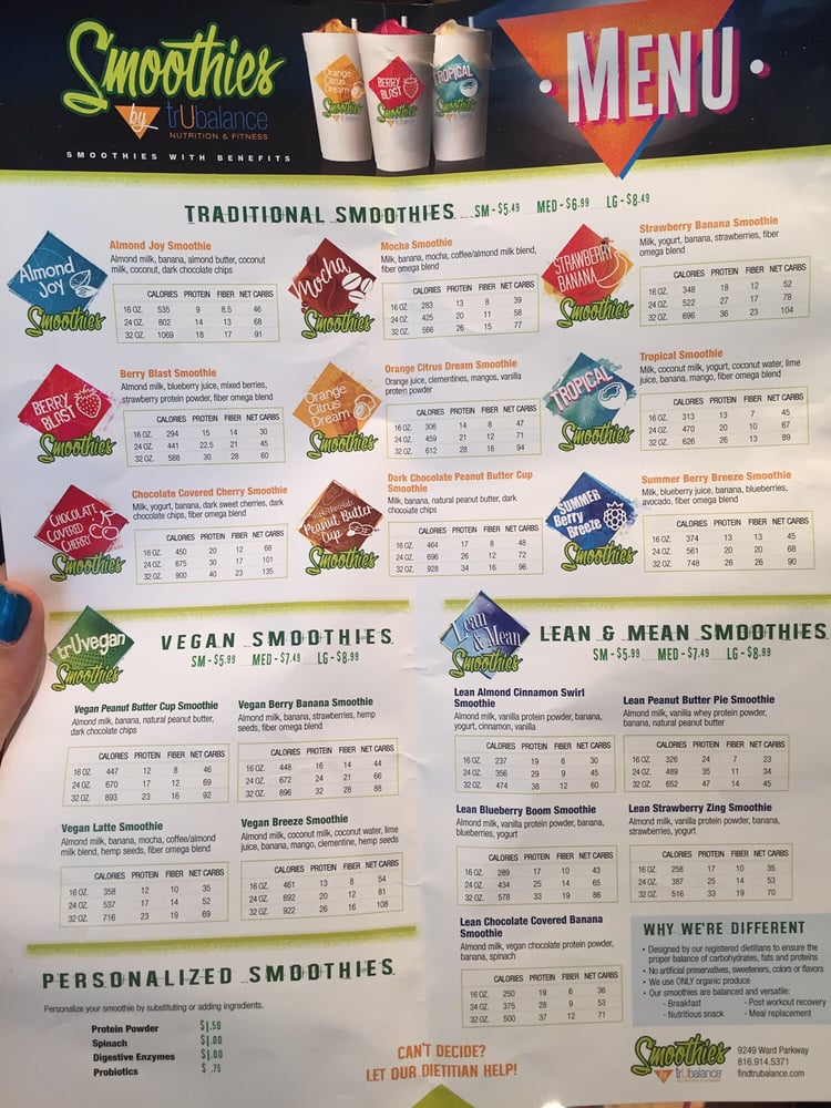 TRUBALANCE NUTRITION & FITNESS Updated May 2024 9249 Ward Pkwy