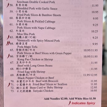 Heng's Kitchen - Menu Page 4 of 6  (May 2022) - Chinese Near Me - Mesa, Arizona