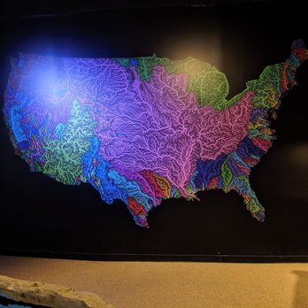 Via Aquarium - This was cool - a map of the continental US rivers structure. - Aquariums Near Me - Schenectady, New York Via Aquarium - This was cool - a map of the continental US rivers structure. - Aquariums Near Me - Schenectady, New York