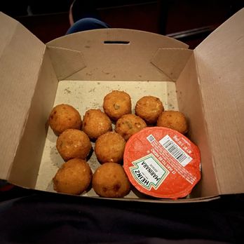 AMC NorthPark 15 - Mac n Cheese Bites $9.49 (delicioua) - Cinema Near Me - Dallas, Texas