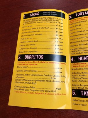 Menu photo 2 La Tejana Vineland, NJ Menu photo 2 La Tejana Vineland, NJ