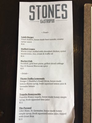 Menu photo 5 Stones Gastropub Wenatchee, WA Menu photo 5 Stones Gastropub Wenatchee, WA