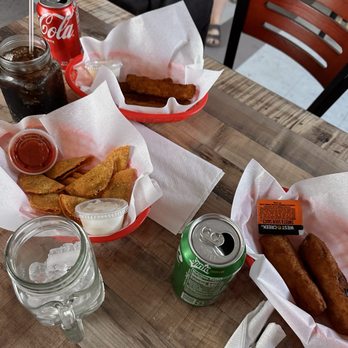 Joshua James Bar and Grill - Appetizers: mini tacos, fried pickle spears, egg rolls - American Near Me - Newberry, Michigan Joshua James Bar and Grill - Appetizers: mini tacos, fried pickle spears, egg rolls - American Near Me - Newberry, Michigan