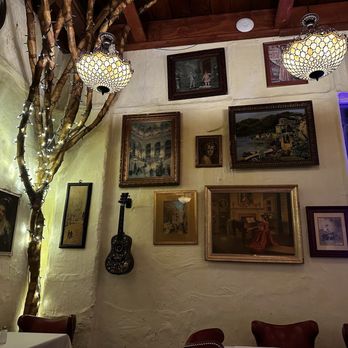 Antique Table - Inside seating - Italian Near Me - Winthrop, Massachusetts