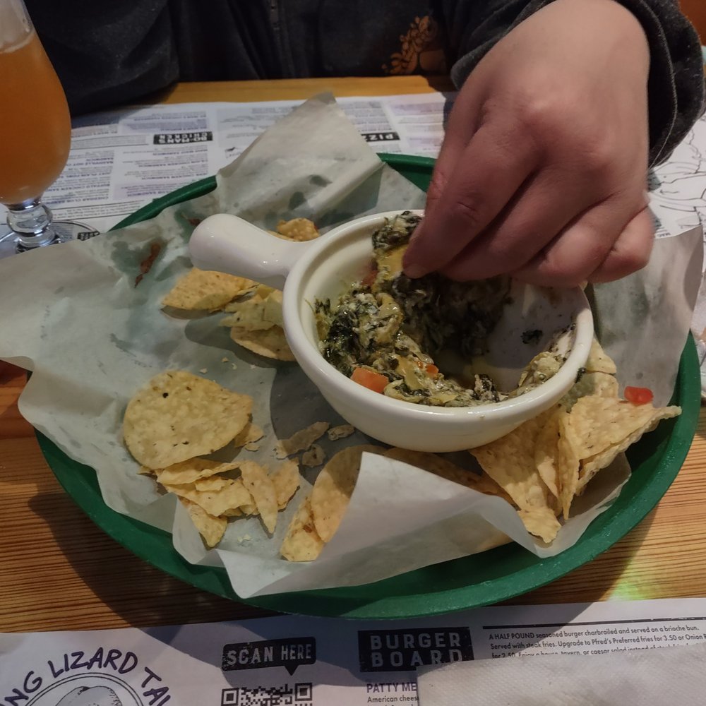 Winking Lizard Tavern - Spinach, artichoke, parmesan dip. - American Near Me - Macedonia, Ohio Winking Lizard Tavern - Spinach, artichoke, parmesan dip. - American Near Me - Macedonia, Ohio
