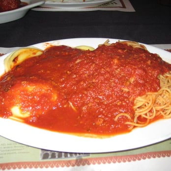 Petrillo's Pizza - Half and Half (Spaghetti and Ravioli) - Pizza Near Me - San Gabriel, California