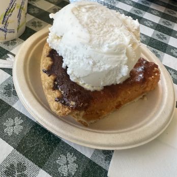 Gus's World Famous Fried Chicken - Sweet Potato Pie with ice cream topping - Southern Near Me - Burbank, California