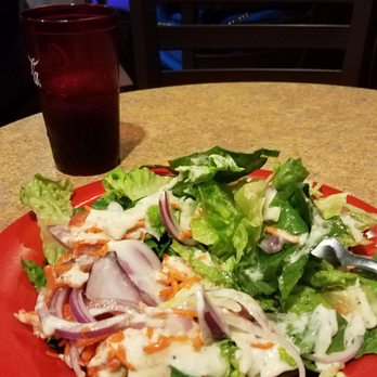 Game Time - Enjoying my 4th salad at bowling alley - Arcades Near Me - Houston, Texas