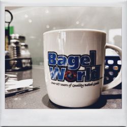 Bagel World - Really good decaf coffee