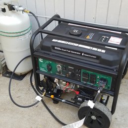 Onan dual fuel from Holley Generator