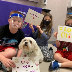 The Williams School Inc. dba Homeschool Academy - Meet Chip, our therapy dog!