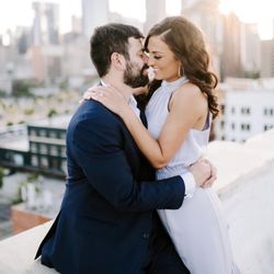 Sample engagement photo with lashes by Ann!