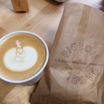 Pigeon Bagels - Latte - Bagels Near Me - Pittsburgh, Pennsylvania