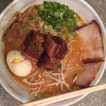 Tampopo Ramen - Spicy miso ramen with kakuni (braised pork). - Ramen Near Me - Tempe, Arizona Tampopo Ramen - Spicy miso ramen with kakuni (braised pork). - Ramen Near Me - Tempe, Arizona