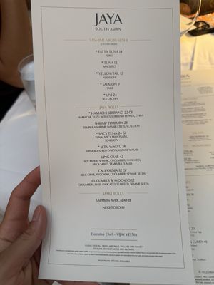 Menu photo 8 Jaya at The Setai Miami Beach, FL