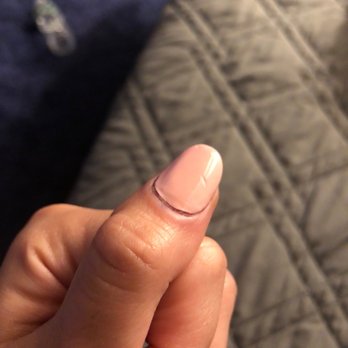 Rittenhouse Nails - Thick acrylic that was not shaped - Nail Salons Near Me - Philadelphia, Pennsylvania