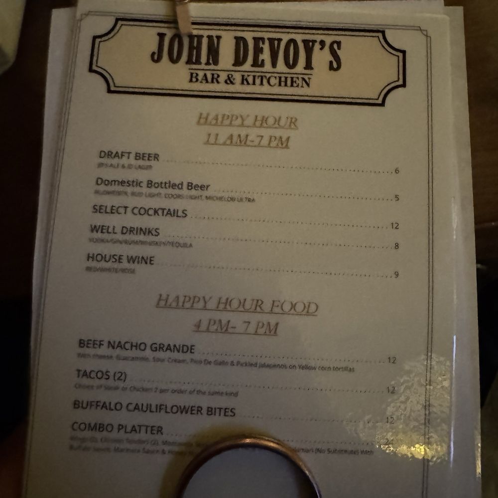 John Devoy’s Bar & Kitchen - Menu - Bars Near Me - New York, New York John Devoy’s Bar & Kitchen - Menu - Bars Near Me - New York, New York