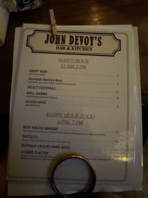 Menu photo 6 John Devoy’s Bar & Kitchen New York, NY Menu photo 6 John Devoy’s Bar & Kitchen New York, NY