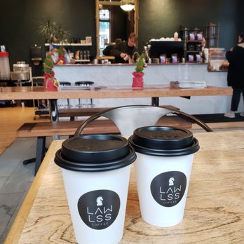 Lawlss Coffee - two cups of coffee on a table - Coffee Roasteries Near Me - Sturgeon Bay, Wisconsin Lawlss Coffee - two cups of coffee on a table - Coffee Roasteries Near Me - Sturgeon Bay, Wisconsin