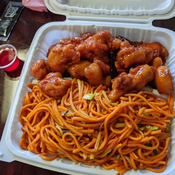 Asian Chef - Orange Chicken Dinner Combo. Super Fresh and Crispy! - Chinese Near Me - Long Beach, California