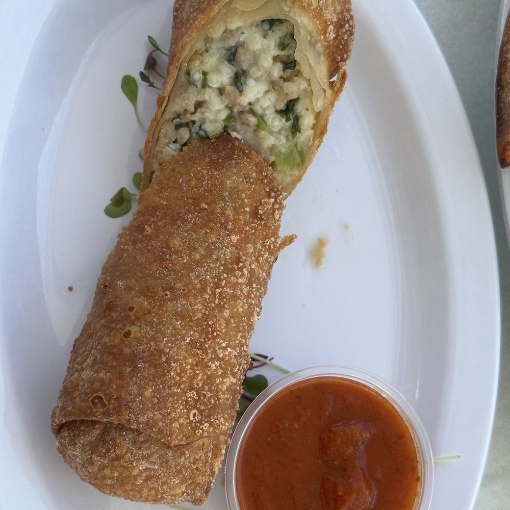 Marina Cafe - Italian egg roll. Very good has sausage and broccoli-rabe. Delicious ! - Italian Near Me - Staten Island, New York