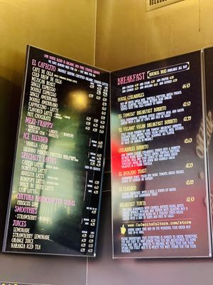 Menu photo 8 Café Cultura Fullerton, CA