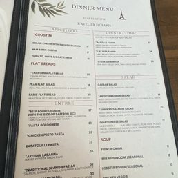 Menu Menu
