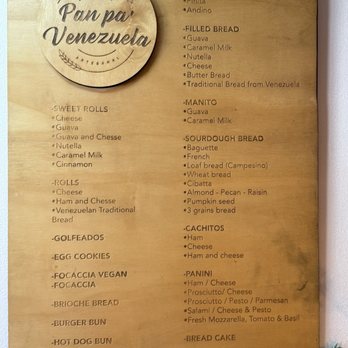 Pan Pa Venezuela Bakery - Menu - Bakeries Near Me - Katy, Texas Pan Pa Venezuela Bakery - Menu - Bakeries Near Me - Katy, Texas