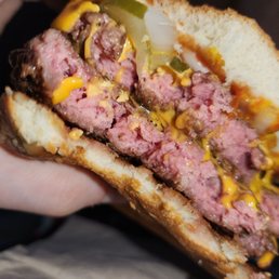 Burger is under cooked unsafe to eat