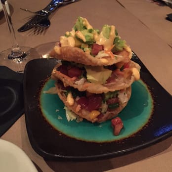 Bonefish Grill - Tuna Tostada from the new bar bites menu! Amazing! - Seafood Near Me - Orlando, Florida