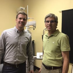 Paul Cook  - Summit Eye Center - Dr. Cook with our new Optometrist Dr. Syverson