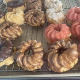They got all the classics here. French Crullers and some... They got all the classics here. French Crullers and some...