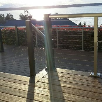 7 Bridges Construction - Stainless rails and PVC decking - General Contractors Near Me - Mount Vernon, Washington 7 Bridges Construction - Stainless rails and PVC decking - General Contractors Near Me - Mount Vernon, Washington