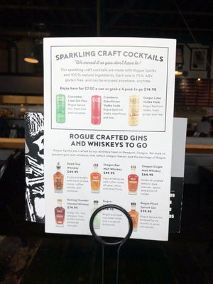 Menu photo 5 Rogue Ales Public House Astoria, OR