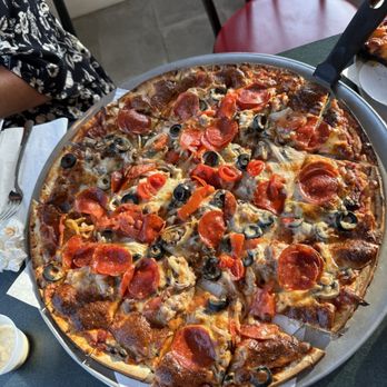 Mama Mel's Pizzeria - Mama Mel's did not disappoint! What a great evening of Thin crust meatlover - Pizza Near Me - Saint Louis, Missouri Mama Mel's Pizzeria - Mama Mel's did not disappoint! What a great evening of Thin crust meatlover - Pizza Near Me - Saint Louis, Missouri