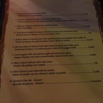 Cera 23 - Menu - Spanish Near Me - Barcelona, B