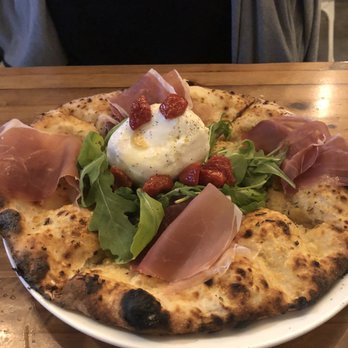Oakfire - Burrata appetizer with added Prosciutto - Pizza Near Me - Lake Geneva, Wisconsin
