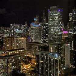 727 West Madison - Nighttime view from the 39th floor