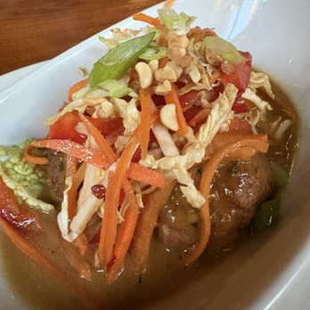 Del Frisco's Grille - Thai Pork Meatballs - Steakhouses Near Me - New York, New York Del Frisco's Grille - Thai Pork Meatballs - Steakhouses Near Me - New York, New York