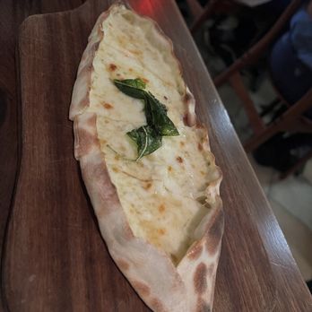 Leyla - Three Cheese Pide - Turkish Near Me - New York, New York Leyla - Three Cheese Pide - Turkish Near Me - New York, New York