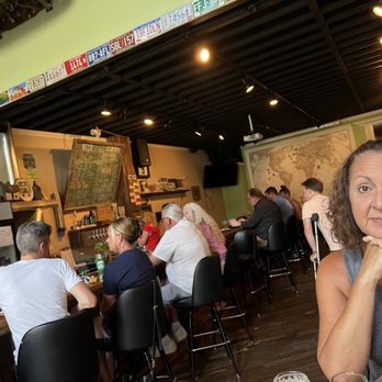 Green Bus Brewing - Nice, old tap room with high ceilings. - Breweries Near Me - Huntsville, Alabama Green Bus Brewing - Nice, old tap room with high ceilings. - Breweries Near Me - Huntsville, Alabama