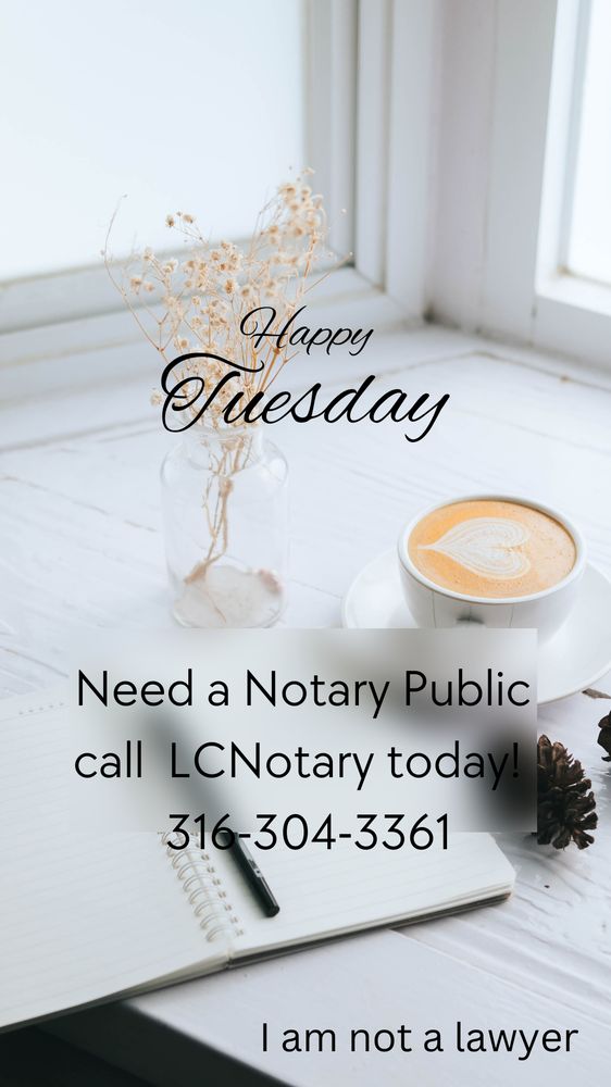 LC NOTARY MOBILE NOTARY Updated July 2024 30 Photos Wichita, Kansas Notaries Phone