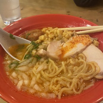 MOA Kitchen - Spicy Miso Ramen (standard toppings) - Ramen Near Me - Waimea, Hawaii