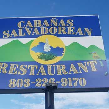 Cabanas Salvadorean Restaurant - Front sign - Caribbean Near Me - Aiken, South Carolina Cabanas Salvadorean Restaurant - Front sign - Caribbean Near Me - Aiken, South Carolina