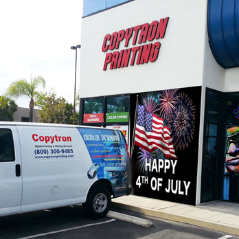 Copytron Printing & Graphics - Party flyers? Picnic banners? Patriotic yard signs? We'll get it done in-house and in your hands before the weekend. - Printing Services Near Me - Anaheim, California Copytron Printing & Graphics - Party flyers? Picnic banners? Patriotic yard signs? We'll get it done in-house and in your hands before the weekend. - Printing Services Near Me - Anaheim, California